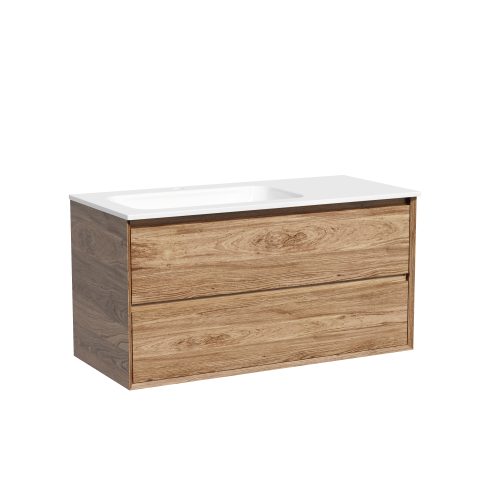 Тумба под раковину Sancos Marmi 2.0 MR2.0100LECH 100х45х52 подвесная цвет дуб чарльстон