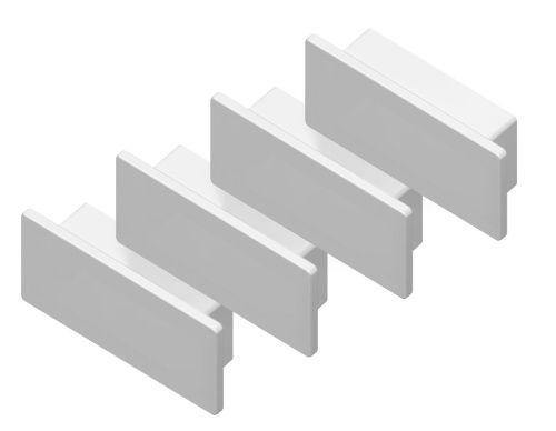 Заглушка (4 шт.) Ambrella Light Alum Profile (Алум Профиле) GP8400