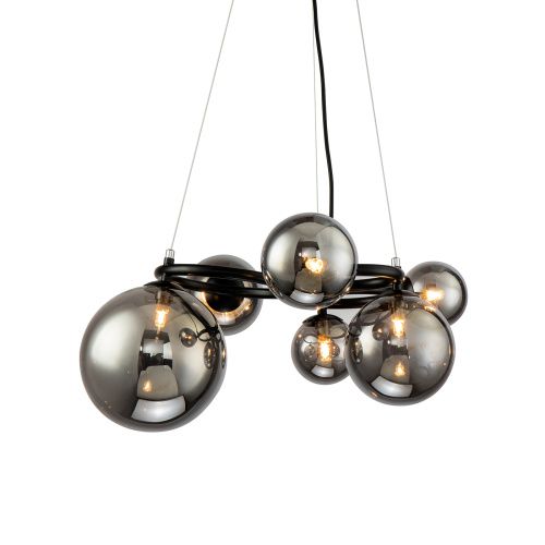 Люстра подвесная Delight Collection Wendt (Вендт) KG1202P-6 grey/clear