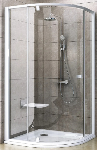 Душевой уголок Ravak Pivot 37677101Z1 90x190 стекло прозрачное профиль белый без поддона