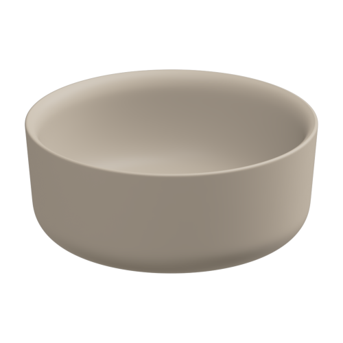 Раковина керамическая GSG Ceramic Design Hit! HILAVRO42034 42х42 накладная цвет бежевый