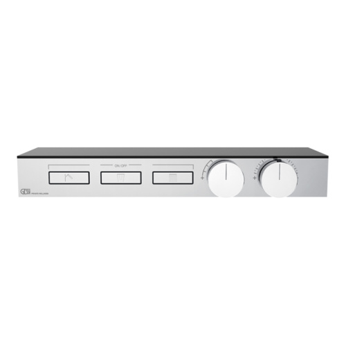 Смеситель для душа Gessi Hi-Fi 63024#031 встраиваемый в стену хром с термостатом (внешняя часть)