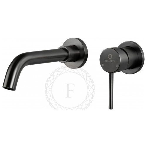 Смеситель для раковины Filarete Roun FL4020BG встраиваемый в стену графит