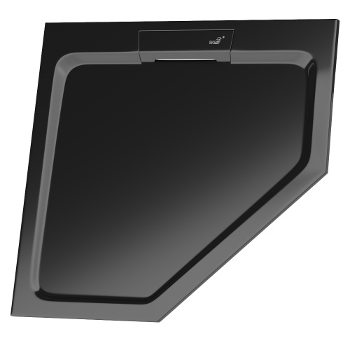 Душевой поддон RGW STA 16330599-04 90x90  искусственный камень черный