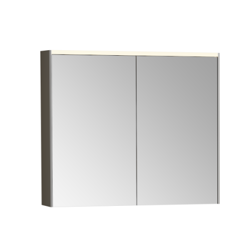 Зеркало-шкаф Vitra Core 66911 82х16х70 подвесной цвет антрацит глянцевый Зеркало-шкаф Vitra Core 66911 82х16х70 подвесной цвет антрацит глянцевый