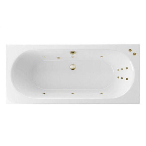 Ванна акриловая гидромассажная Excellent OCEANA WAEX.OCE16.LINE.BR 160х75 пристенная прямоугольная с каркасом