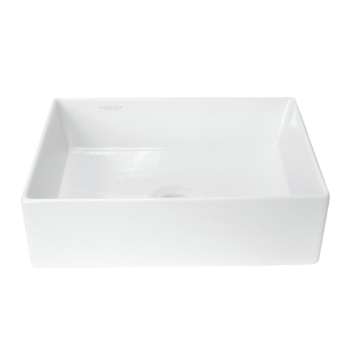Раковина Sanita Luxe 40 см WB.CT/Novel/40-N.Slim/WHT.G/S1 накладная цвет белый