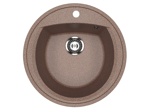 Кухонная мойка Ulgran Classic U-603-307 52х52 цвет коричневый