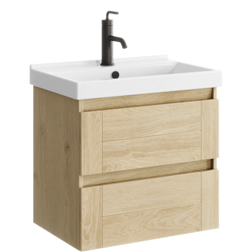 Тумба под раковину Aqwella Y AST0106DD 57х40х53 подвесная цвет коричневый