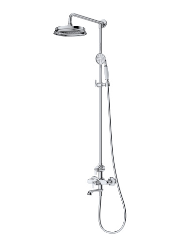 Душевая стойка Cezares LIBERTY LIBERTY-F-CVD-01 настенная цвет хром