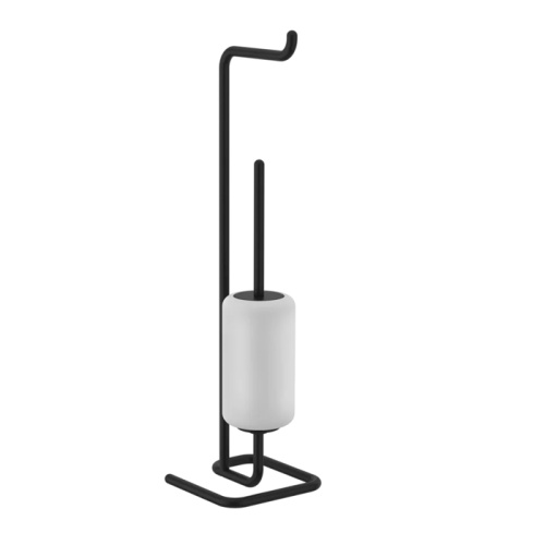 Стойка с бумагодержателем и ершиком Gessi Goccia 38067#031