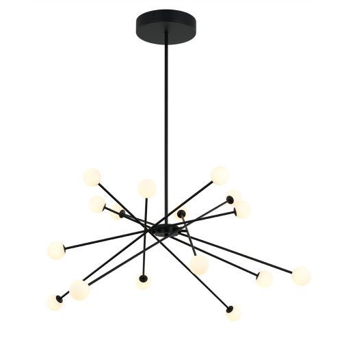 Люстра на штанге Delight Collection MD19001025-16A black