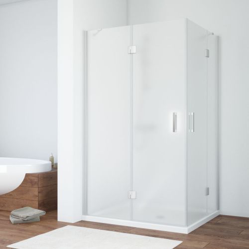 Душевой уголок Vegas-Glass AFA-F TUR+NOVO AFA-F NOVO 90*80 07 10 L 90х80 стекло матовое профиль хром без поддона