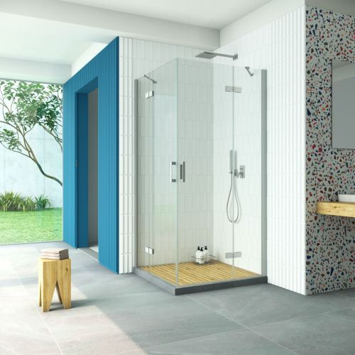 Душевой уголок Vegas-Glass AFA Retta AFA Retta 90 07 crystalvision 90х90 стекло прозрачное профиль хром без поддона