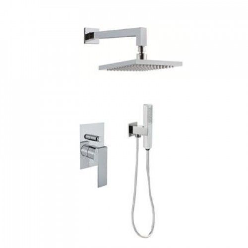 Смеситель для ванны и душа Fiore Kube 100CR7519 настенный хром