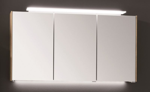 Зеркало-шкаф Puris D.Light SET432D02(777/177) 120х17х64 подвесной цвет серый матовый