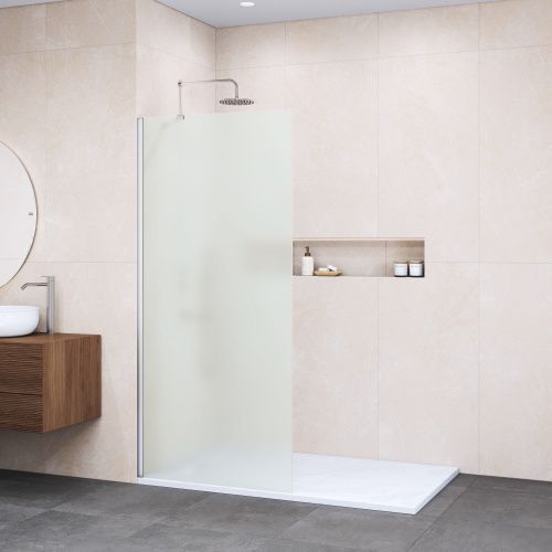 Душевая перегородка RGW Walk In 351011009-21 90х195 стекло матовое профиль хром