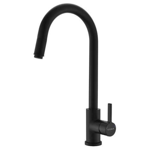 Смеситель для кухни Voda VSL519B на мойку черный