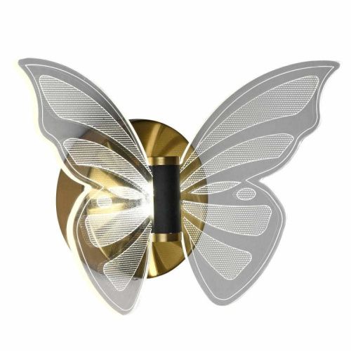 Светильник настенный Natali Kovaltseva Butterflies (Буттерфлиес) LED LAMPS 81115/1W GOLD