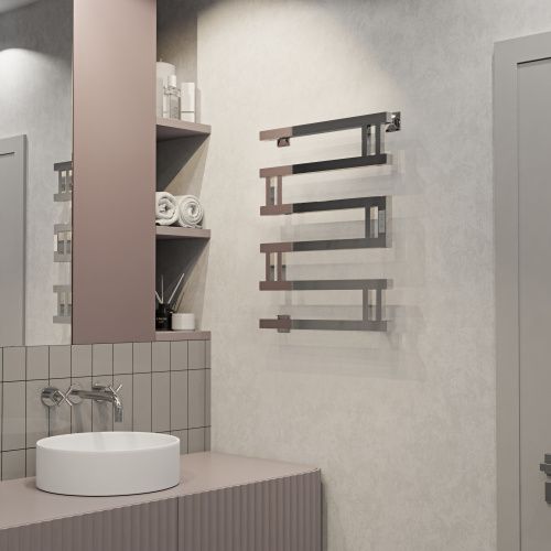 Полотенцесушитель Indigo Muza DGM60-50Rt 50х63 электрический хром