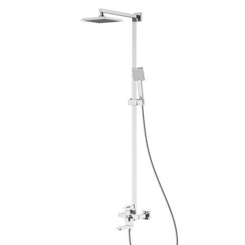 Душевая стойка WesnaArt Kristal KRI22-314 настенная цвет хром Душевая стойка WesnaArt Kristal KRI22-314 настенная цвет хром