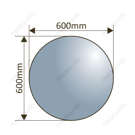 Зеркало в ванную Melana MLN-LED088  60х60 - фото 3