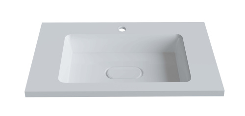 Раковина Uperwood Modul 77 см 2911020340 полувстраиваемая цвет белый