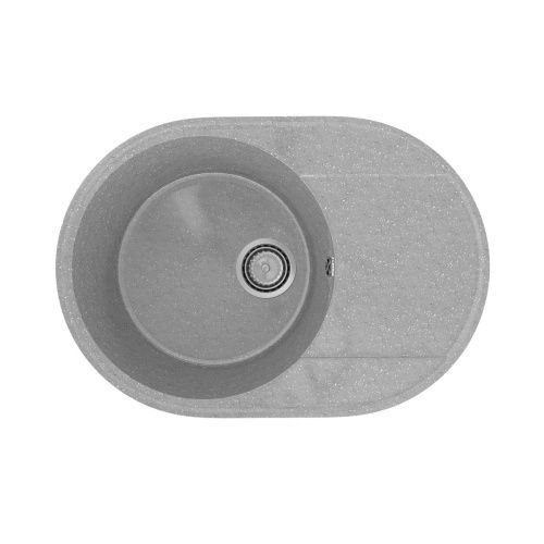 Кухонная мойка Practik PR-610 PR-M-610-003 61х47 цвет серый поверхность глянцевая