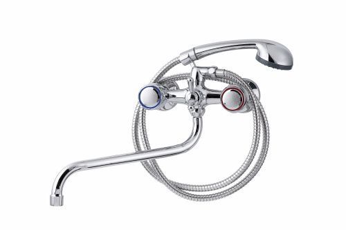Cмеситель для ванны и душа TSARSBERG TSB-111-34 настенный хром