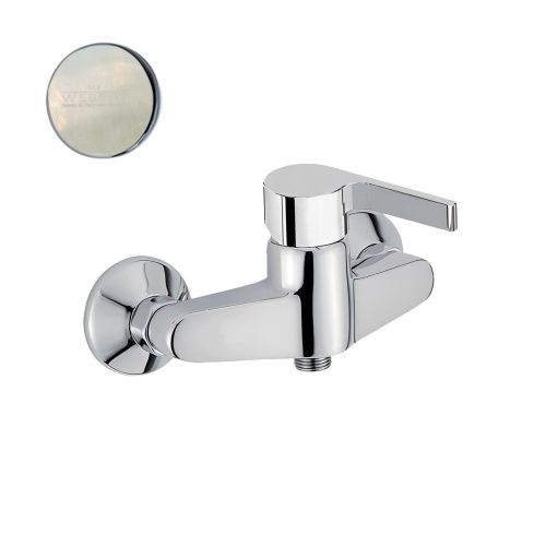 Смеситель для ванны и душа Webert DoReMi DR870102345 настенный никель