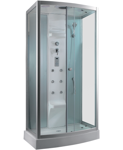 Душевая кабина Timo Lux TL-1501 110х95 прямоугольная с крышей ориентация универсальная Душевая кабина Timo Lux TL-1501 110х95 прямоугольная с крышей ориентация универсальная