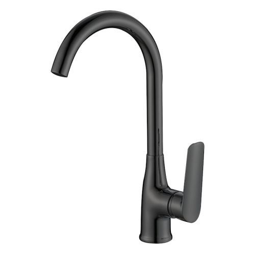 Смеситель для кухни Esko Lagos Black LG519B на мойку черный