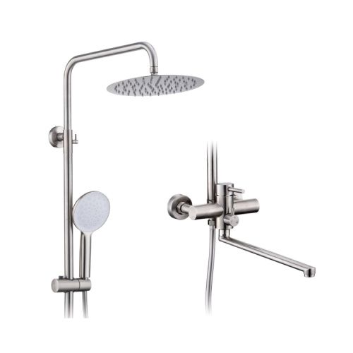 Душевая стойка ProHanss P31.24.05 настенная цвет сатин