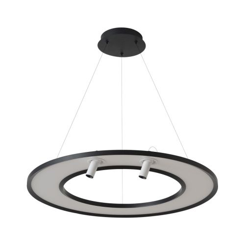 Светильник подвесной Crystal Lux Contour (Цонтоур) CONTOUR SP50W LED BLACK