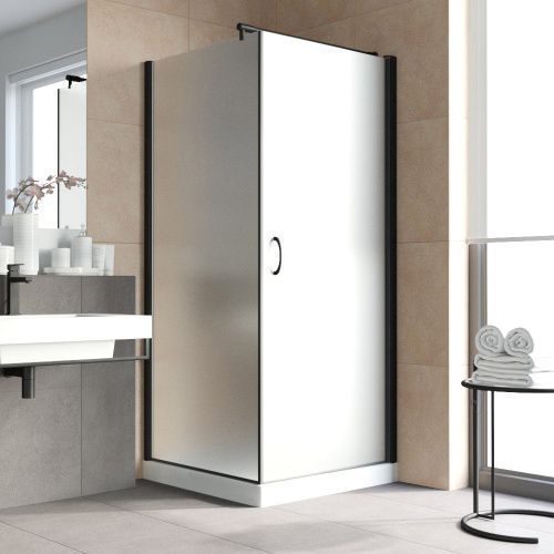 Душевой уголок Vegas-Glass EP-Fis LUX EP-Fis LUX 80*110 02М 10 R 110х80 стекло матовое профиль черный без поддона