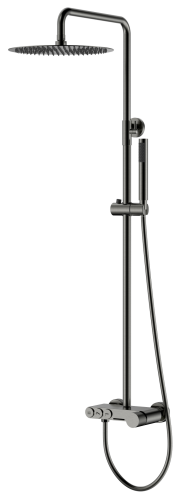 Душевая стойка Boheme Stick 128-GM.2 настенная цвет графит