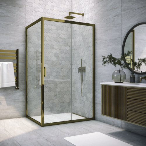 Душевой уголок Vegas-Glass ZP+ZPV TUR+NOVO ZP+ZPV TUR NOVO 180*95 05 crystalvision 180х95 стекло прозрачное профиль бронза без поддона