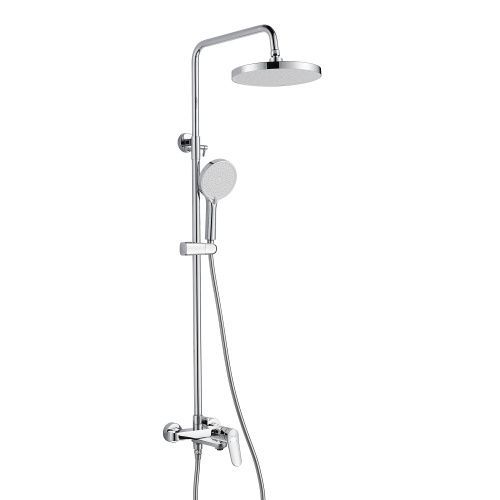 Душевая стойка Shevanik S4336 настенная цвет хром