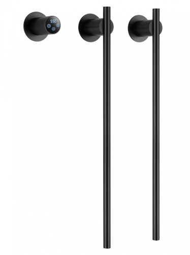Полотенцесушитель электрический Wonzon & Woghand Dortmund WW-A362-MB 60х40 черный