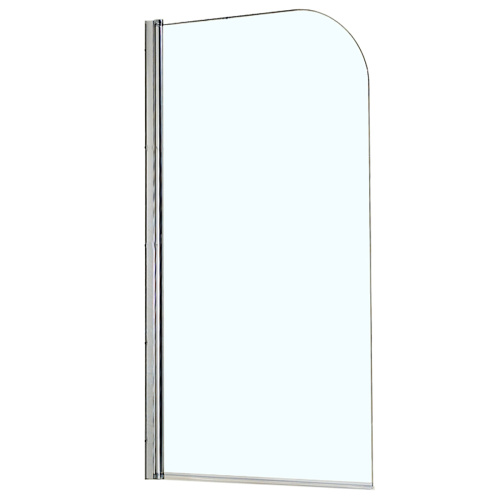 Душевая шторка на ванну Azario Merrit NF6211 800 80х140 стекло прозрачное профиль хром глянцевый