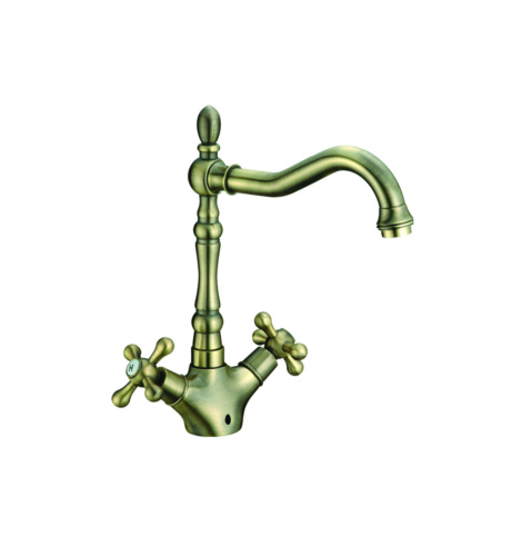 Смеситель для кухни D-Lin D155816-1 на мойку бронза