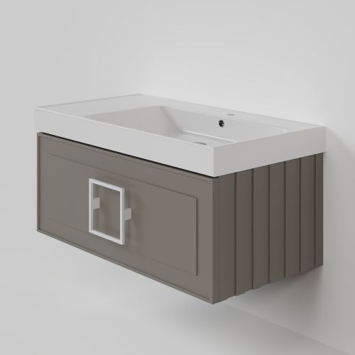 Тумба с раковиной La Fenice CUBO NFNC-01-CUB-C-90-2-90R 91х36х49 подвесная цвет бежевый