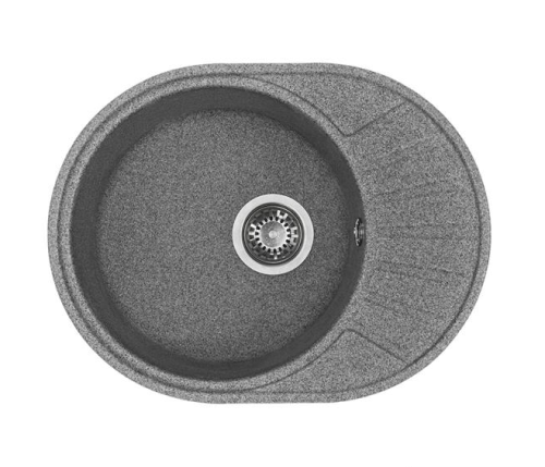 Мойка кухонная Aquaton Чезана 1A711232CS230 56,8х43,7 цвет серый