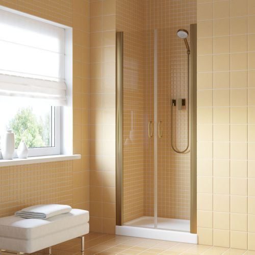 Душевая дверь Vegas-Glass E2P LUX E2P LUX 90 5 crystalvision 90х200 стекло прозрачное профиль бронза