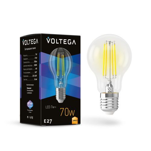 Лампочка светодиодная Voltega General purpose bulb E27 7W 7225