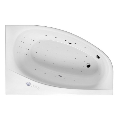 Ванна акриловая гидромассажная Excellent KAMELEON WAEX.KMP17.NANO.CR 170х110 пристенная асимметричная с каркасом