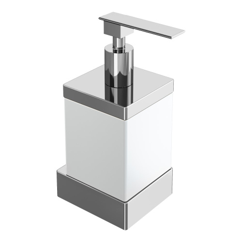 Дозатор жидкого мыла Boheme Qubic 10727-CR