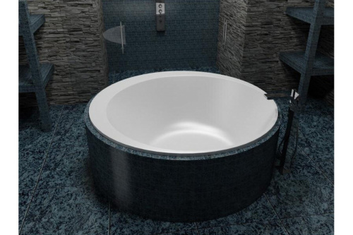 Ванна акриловая Vayer Boomerang Гл000010857 160х160 отдельностоящая круглая