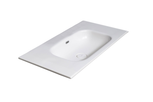 Раковина керамическая Armadi Art Vallessi 838-080-W без отв 81х46 накладная цвет белый без отверстий под смеситель