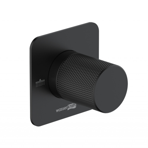 Переключатель на 2 выхода WasserKRAFT Fulda 5200 A299 встраиваемый черный